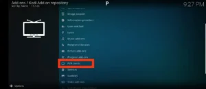 Install PVR IPTV Simple Client4