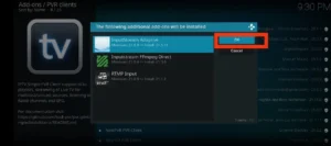 Install PVR IPTV Simple Client7
